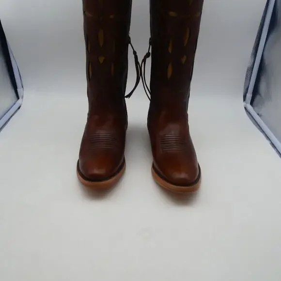 NEW Ariat Women’s 5.5 Saylor Stretchfit Boots Tall Chic Brown Leather - Picture 6 of 15